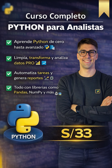 Curso Python completo para analistas
