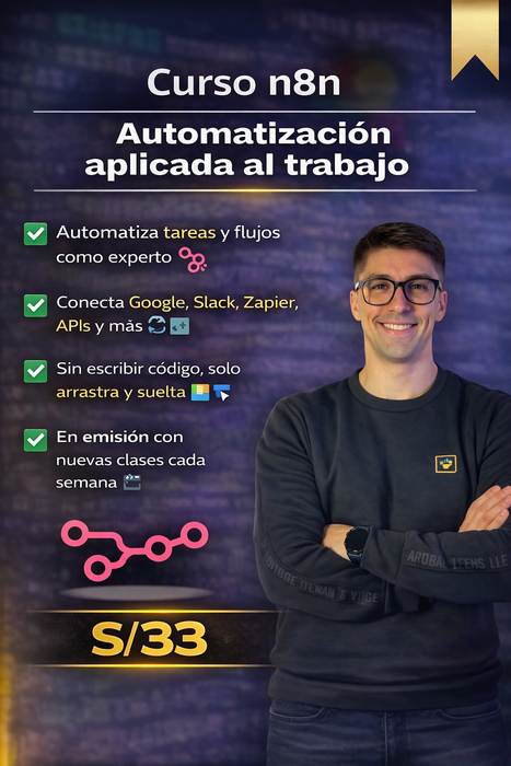 Curso Completo n8n Automatizaciones aplicada al trabajo